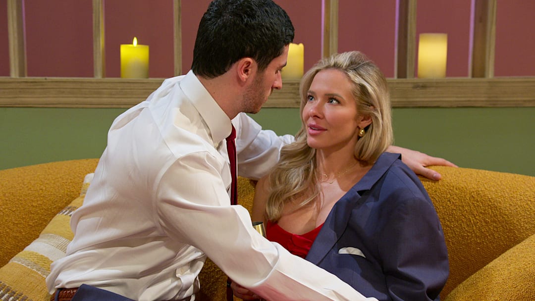 Love Is Blind. (L to R) Leo Braudy, Brittany Wisniewski in episode 705 of Love Is Blind. Cr. Courtesy of Netflix © 2024