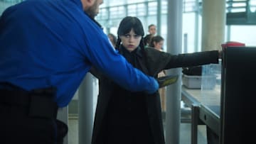Jenna Ortega as Wednesday in episode 201 of Wednesday