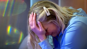 Love Is Blind. Hannah Jiles in episode 704 of Love Is Blind. Cr. Courtesy of Netflix © 2024