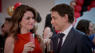 Cobra Kai. (L to R) Courtney Henggeler as Amanda LaRusso, Ralph Macchio as Daniel LaRusso in Cobra Kai. Cr. Courtesy of Netflix © 2025