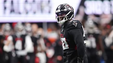 Atlanta Falcons defensive tackle David Onyemata 