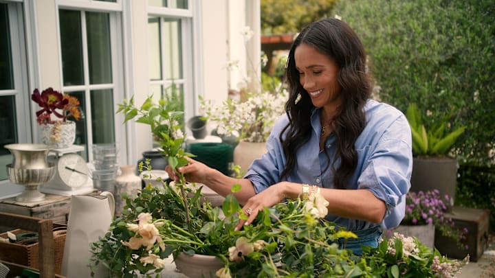 With Love, Meghan. (L to R) Meghan, Duchess of Sussex in episode 106 of With Love, Meghan. Cr. Courtesy of Netflix © 2025