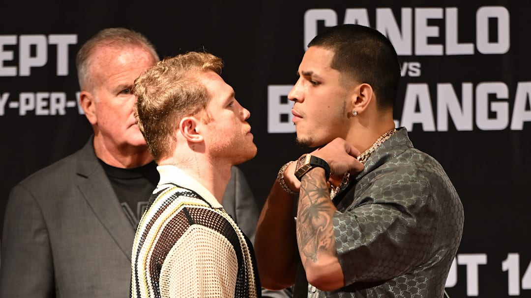 Canelo Alvarez and Edgar Berlanga hold press conference in Los Angeles