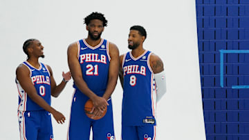Philadelphia 76ers, Tyrese Maxey, Joel Embiid, Paul George