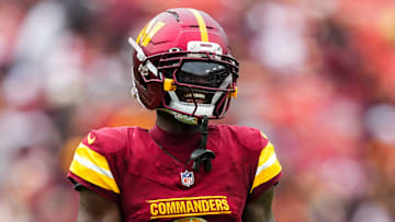 Washington Commanders cornerback Mike Sainristil