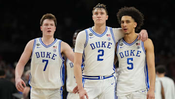 Kon Knueppel, Cooper Flagg, Tyrese Proctor, Duke Blue Devils