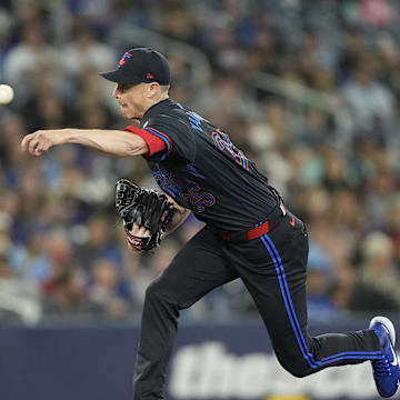 Toronto Blue Jays pitcher Ryan Yarbrough (35) pitches to the New York Mets during the fourth inning at Rogers Centre on Sept 9.