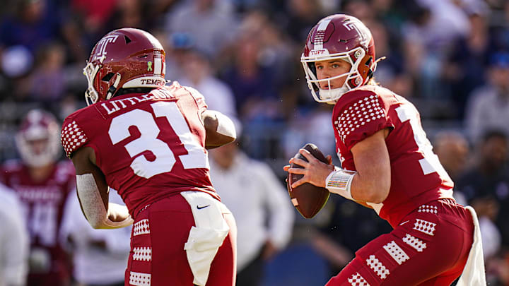 Temple quarterback Forrest Brock Temple quarterback Forrest Brock