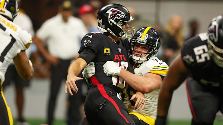 Atlanta Falcons quarterback Kirk Cousins had a difficult team debut in Sunday's loss to the Pittsburgh Steelers.