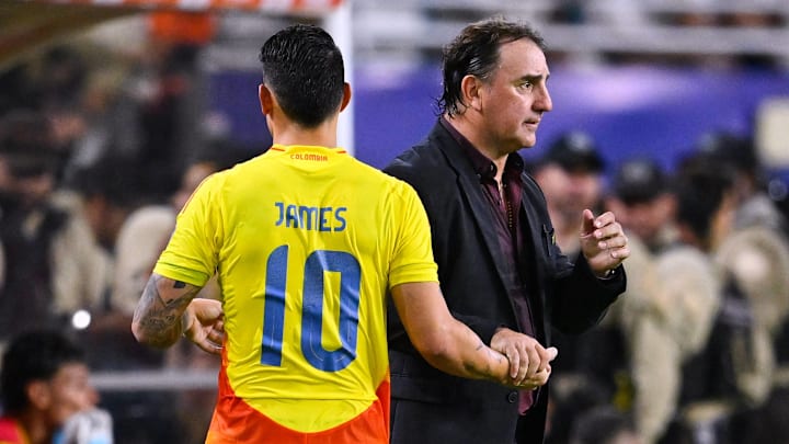 James Rodríguez (left) and Néstor Lorenzo (right) look to guide Colombia back to the World Cup James Rodríguez (left) and Néstor Lorenzo (right) look to guide Colombia back to the World Cup