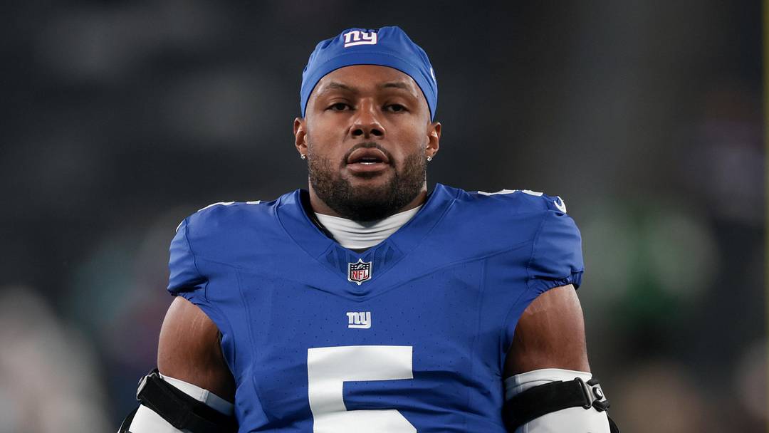 New York Giants linebacker Kayvon Thibodeaux New York Giants linebacker Kayvon Thibodeaux
