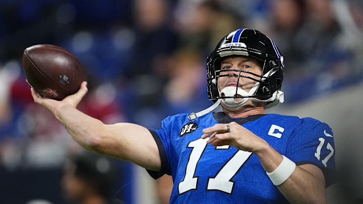 Philip Rivers of the Indianapolis Colts throws a pass