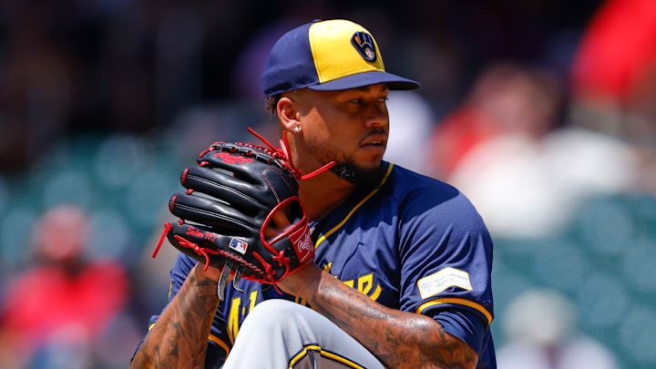 Milwaukee Brewers pitcher Frankie Montas
