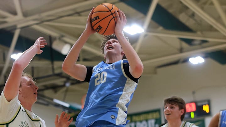 Ponte Vedra's Trace Westercamp (20) is averaging a double-double thus far this season. Ponte Vedra's Trace Westercamp (20) is averaging a double-double thus far this season.