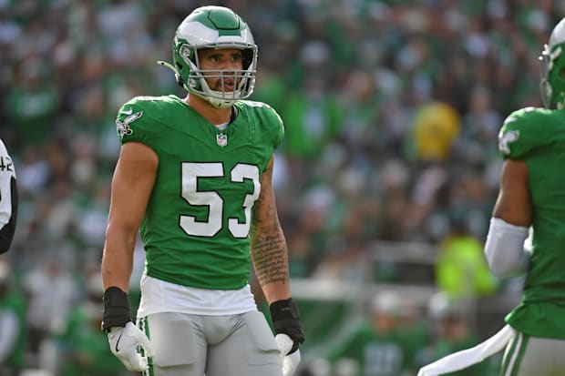 Philadelphia Eagles linebacker Zack Baun