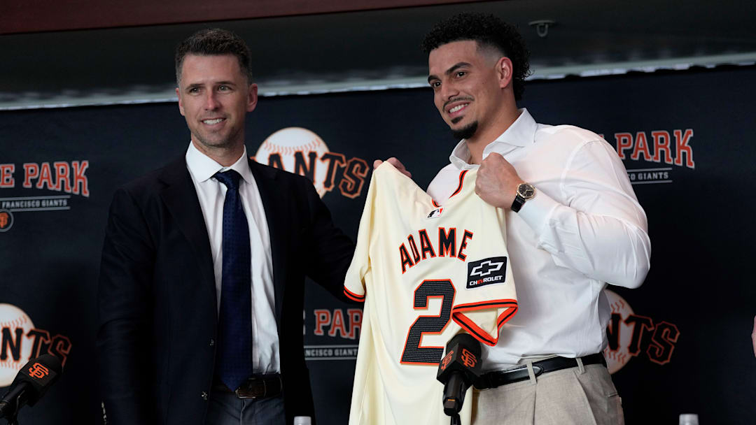 San Francisco Giants Introduce Willy Adames San Francisco Giants Introduce Willy Adames