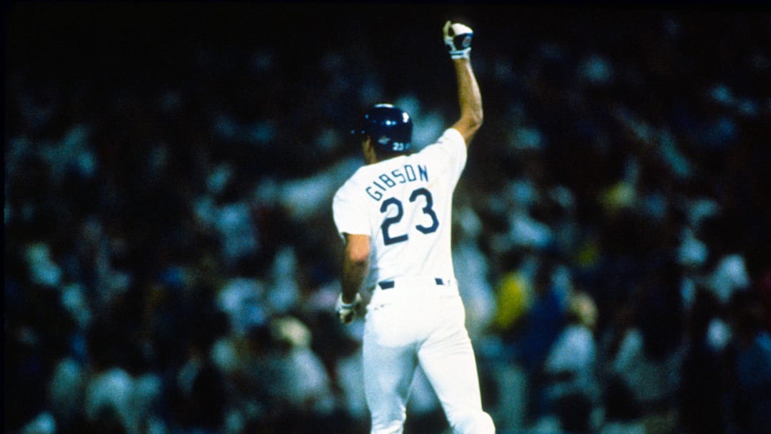 1988 World Series Game 1 Los Angeles Dodgers Kirk Gibson