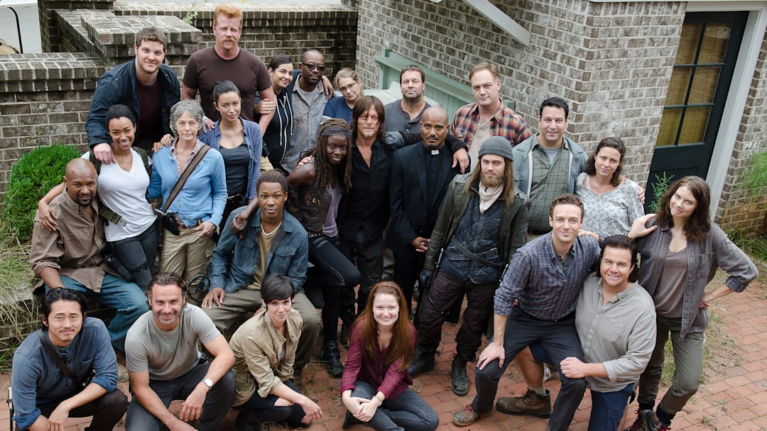 Steven Yeun as Glenn Rhee, Andrew Lincoln as Rick Grimes, Sonequa Martin-Green as Sasha, Melissa McBride as Carol Peletier, Corey Hawkins as Heath, Michael Cudlitz as Abraham, Danai Gurira as Michonne, Alanna Masterson as Tara Chambler, Lennie James as Morgan, Seth Gilliam as Father Gabriel, Lauren Cohan as Maggie Greene, Josh McDermitt as Dr. Eugene Porter, Ross Marquand as Aaron, Merritt Wever as Dr. Denise Cloyd, Tom Payne as Jesus, Jeremy Palko as Andy, Jason Douglas as Tobin, Mandi Kerr as