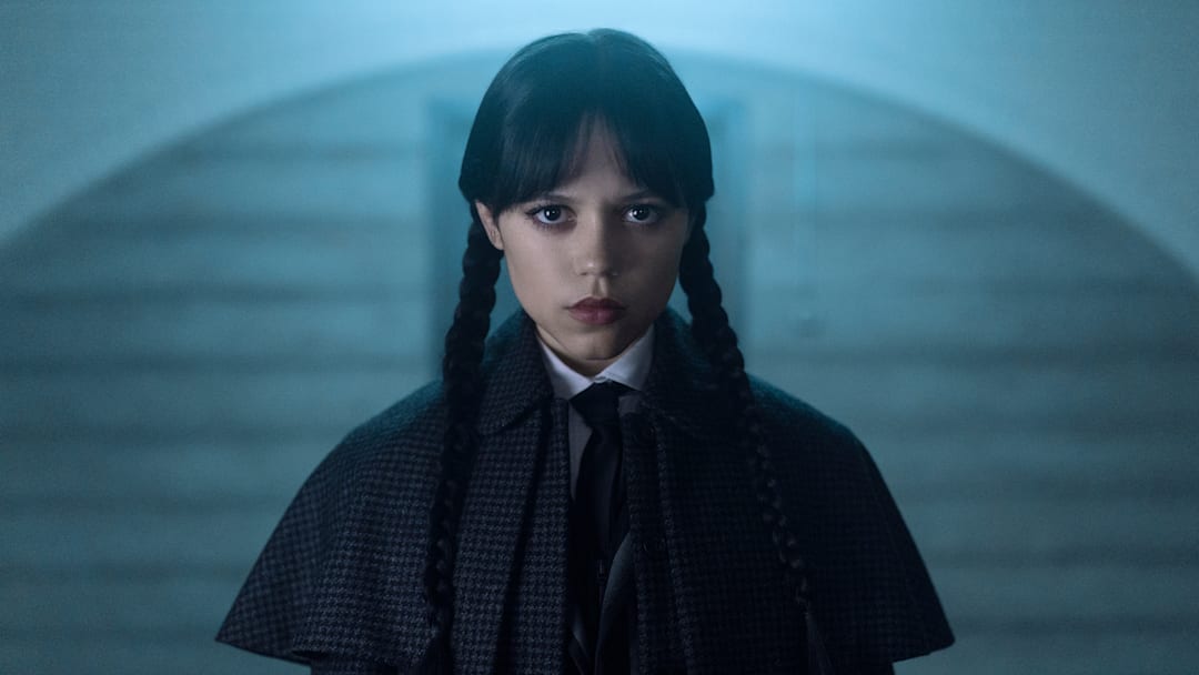 Wednesday. Jenna Ortega as Wednesday Addams in episode 202 of Wednesday. Cr. Jonathan Hession/Netflix © 2025