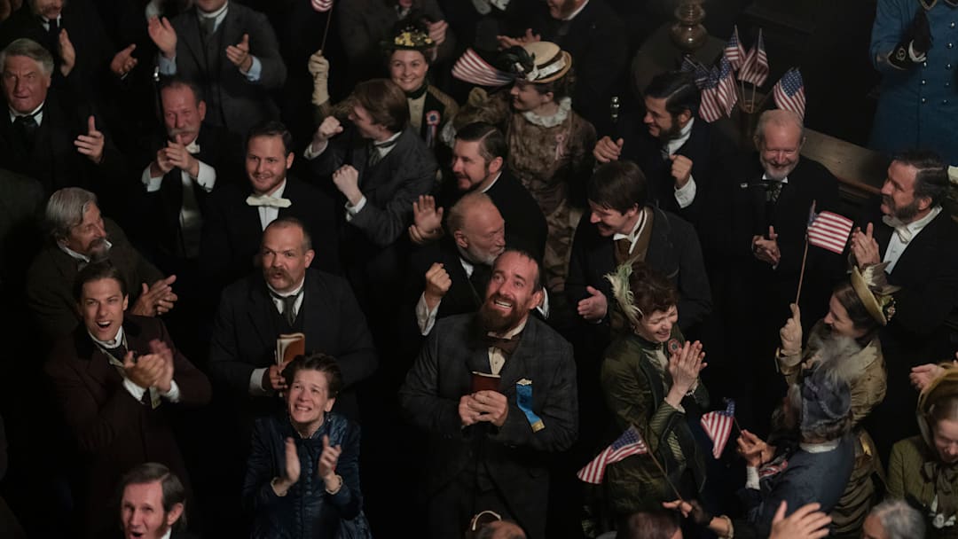 Death By Lightning. Mathew Macfadyen as Charles Guiteau in episode 102 of Death By Lightning. Cr. Larry Horricks/Netflix © 2024