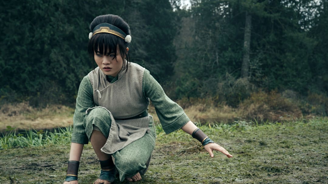Miya Cech as Toph in season 2 of Avatar: The Last Airbender. Cr. Katie Yu/Netflix © 2025 Miya Cech as Toph in season 2 of Avatar: The Last Airbender. Cr. Katie Yu/Netflix © 2025