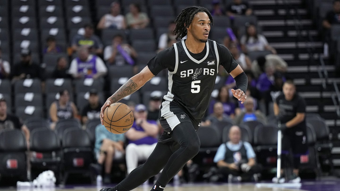 Spurs rookie Stephon Castle turns heads with strong Summer League showing