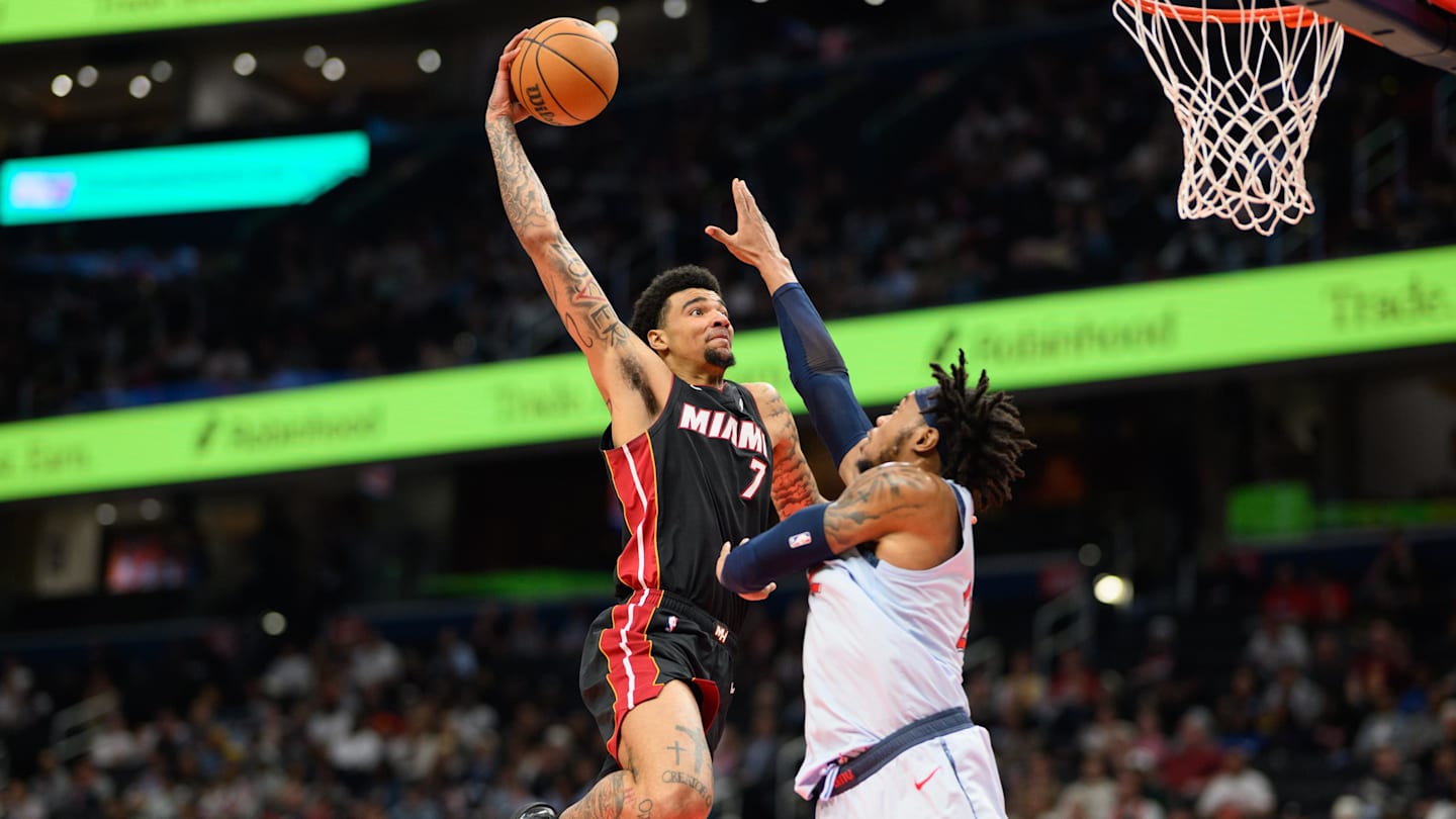 Miami Heat Rookie Kel’el Ware Closes Big March with Poster Dunk