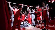 Dec 29, 2024; Columbus, Ohio, USA;  Ohio State Buckeyes guard Bruce Thornton (2) takes the court before the game against the Indiana State Sycamores at Value City Arena. Mandatory Credit: Joseph Maiorana-Imagn Images