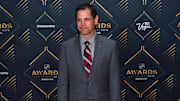 Boston Bruins GM Don Sweeney is pictured on the red carpet during the 2019 NHL Awards at Mandalay Bay