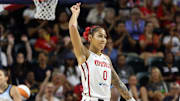 Washington Mystics forward Shakira Austin is an interesting prop target on Sunday.