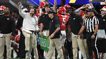 COLLEGE FOOTBALL: NOV 28 Invesco QQQ Atlanta Gridiron Classic Georgia vs Georgia Tech