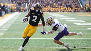 Kaleb Johnson, Carson Bruener, Iowa Hawkeyes, Washington Huskies