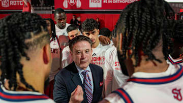 Bucknell v St. John's; St. John's basketball head coach Rick Pitino