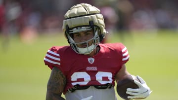 San Francisco 49ers running back Cody Schrader