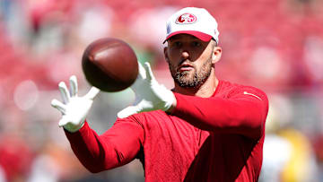 San Francisco 49ers tight end Mason Pline