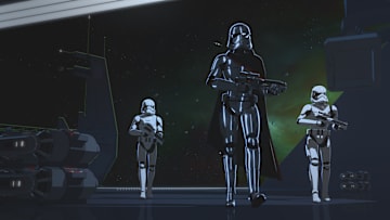STAR WARS RESISTANCE - "Station Theta Black" - When Poe and Kaz find an old First Order mining facility, BB-8 discovers the facility isnÕt so abandoned. This episode of "Star Wars Resistance" airs Sunday, Dec. 9 (10:00 - 10:30 P.M. EST) on Disney Channel. (Lucasfilm)
CAPTAIN PHASMA