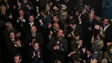 Death By Lightning. Mathew Macfadyen as Charles Guiteau in episode 102 of Death By Lightning. Cr. Larry Horricks/Netflix © 2024