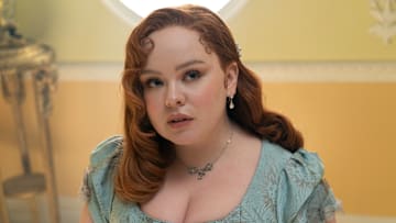 Nicola Coughlan in Bridgerton, Netflix © 2024