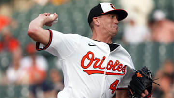 Kyle Gibson gets the ball for the Orioles against the Angels on Saturday night.
