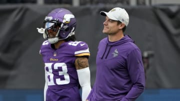 Kevin O'Connell and wide receiver Jalen Nailor