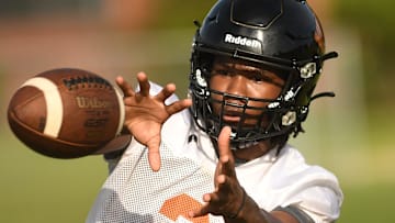 New Hanover took to the practice field Wednesday July 31, 2024 as North Carolina high school football teams started their first week of practice. KEN BLEVINS/STARNEWS