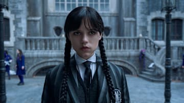 Wednesday. Jenna Ortega as Wednesday in episode 202 of Wednesday. 