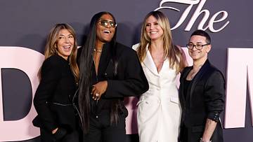 Nina Garcia, Law Roach, Heidi Klum, and Christian Siriano 