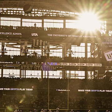 When the Cowboys play in the late afternoon window at home, the sun is always ready to make an appearance.