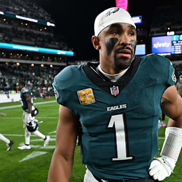 Eagles quarterback Jalen Hurts addressed the report that there’s frustration toward him in the team’s building. 