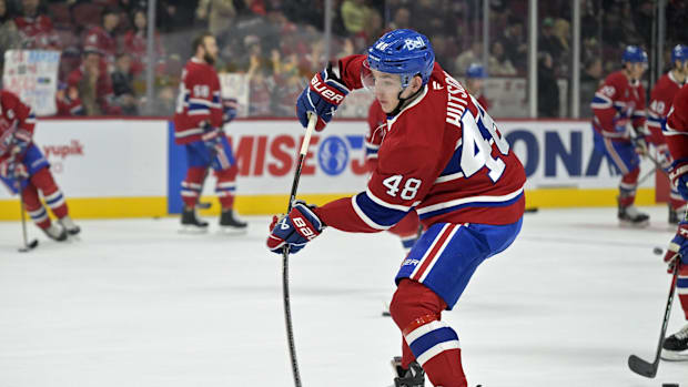 Lane Hutson wasn't much of a shooting threat during his rookie season, but he is working to ensure that changes in year tw