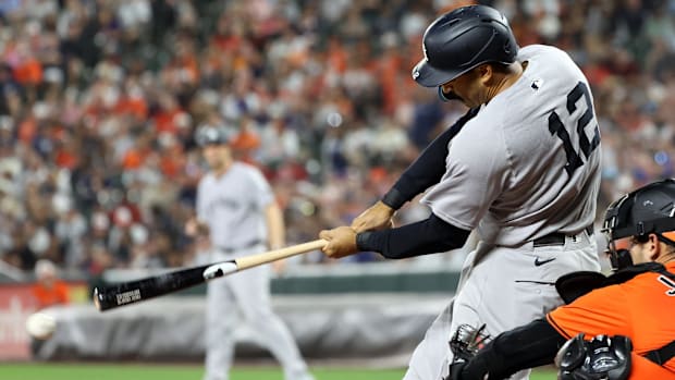 New York Yankees outfielder Trent Grisham