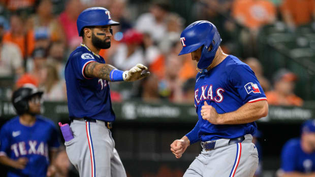 Wyatt Langford became the first second Texas Rangers rookie to hit for the cycle and 11th player in club history on Sunday.
