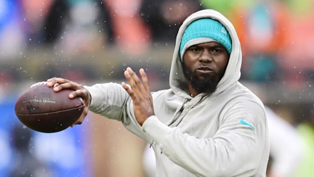 Former Miami Dolphins quarterback Tyler Huntley