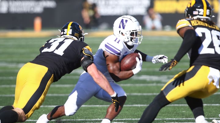 Andrew Clair, Jack Campbell, Iowa Hawkeyes, Northwestern Wildcats